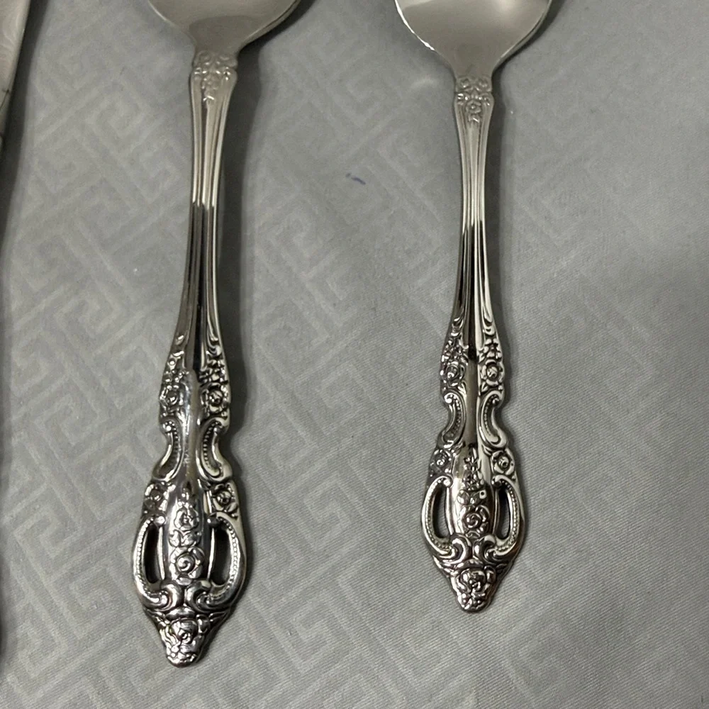 SSS by Oneida Renoir - Pembroke Elegant Silver Flatware 5 Pc Set Vintage